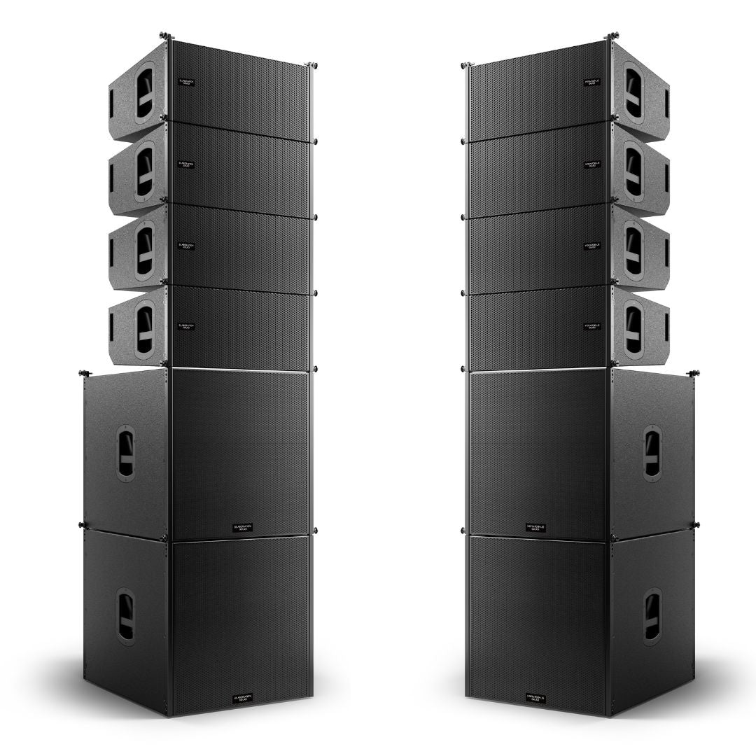 Sistema Line Array Attivo AURIUS 10.0 + AURIUS 18.10
