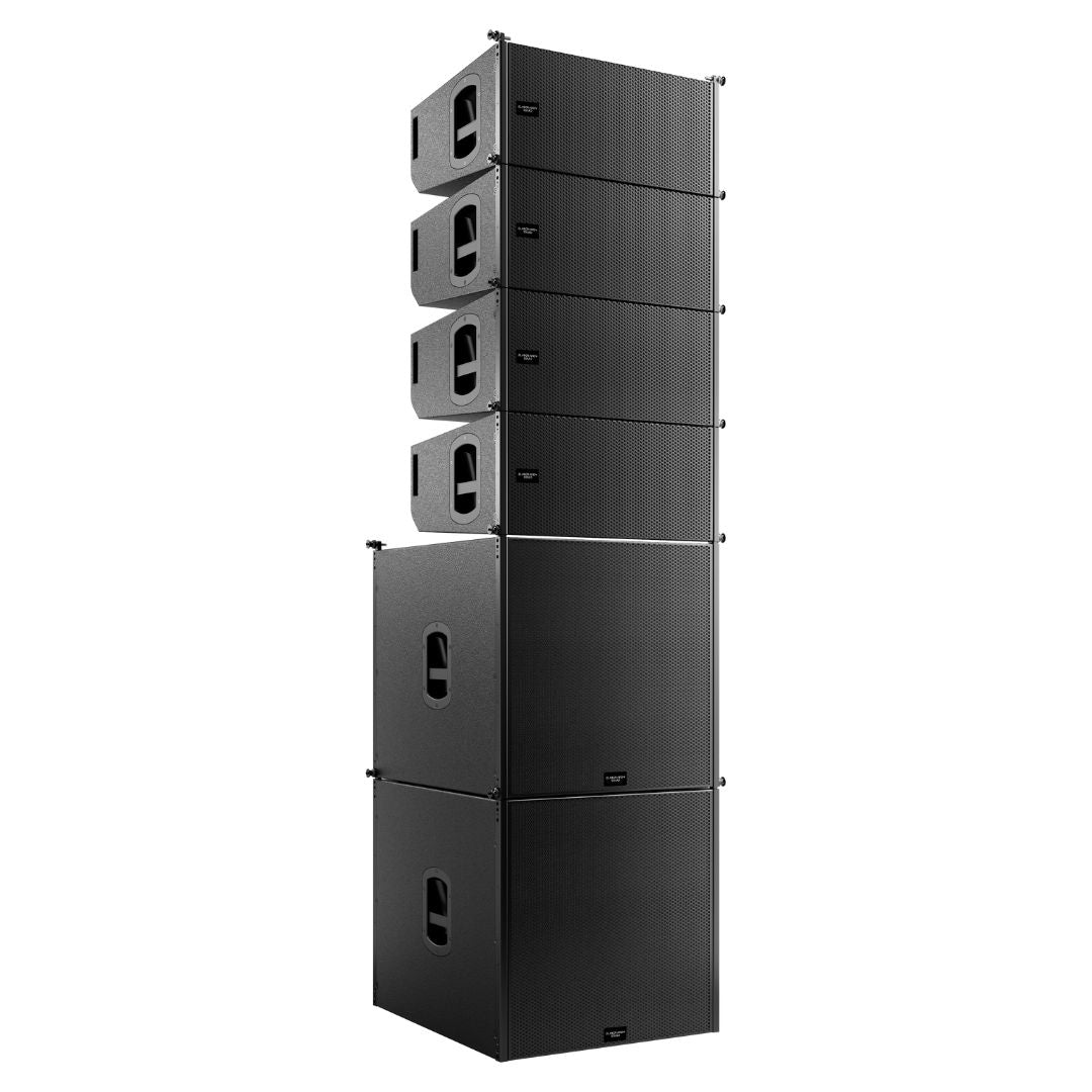 Sistema Line Array Attivo Compatto AURIUS 8.0 + AURIUS 18.8